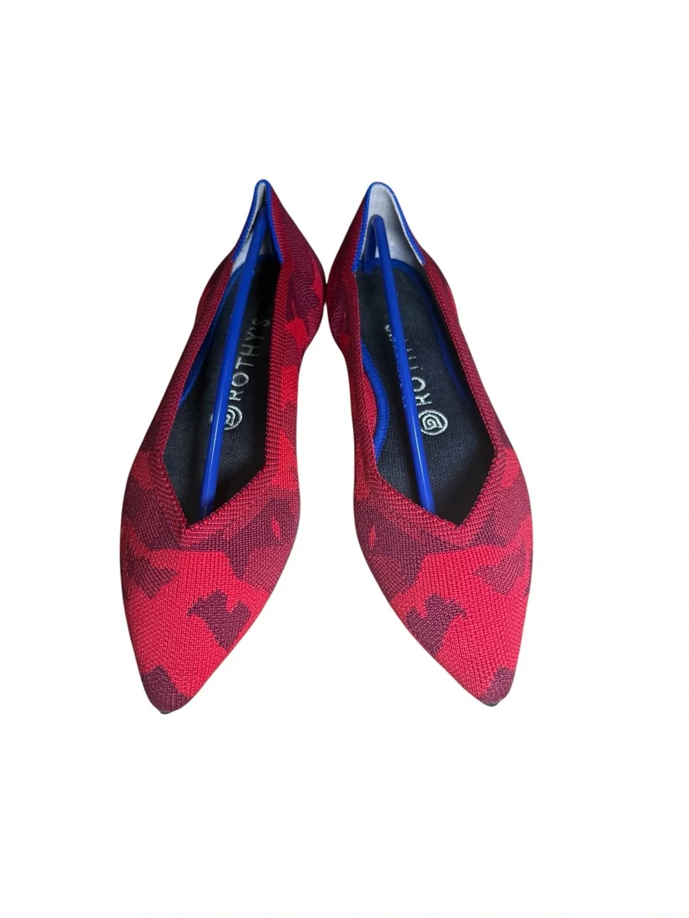 Rothy's The Point Magenta Heather Purple Pointed Flats Size 8.5 w/ Box
